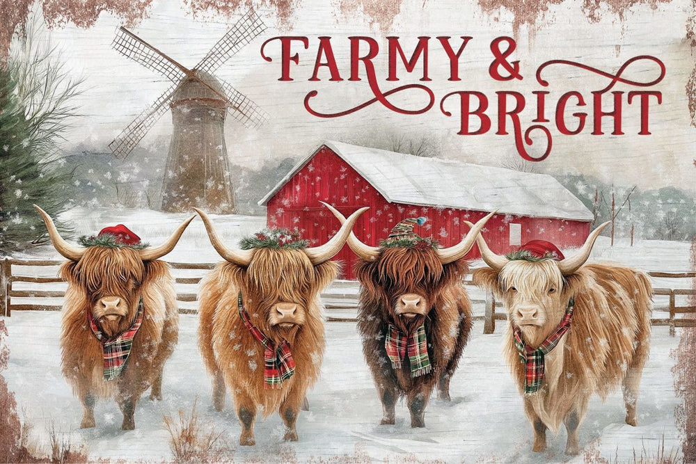 Farmy And Bright Sign Wall Art