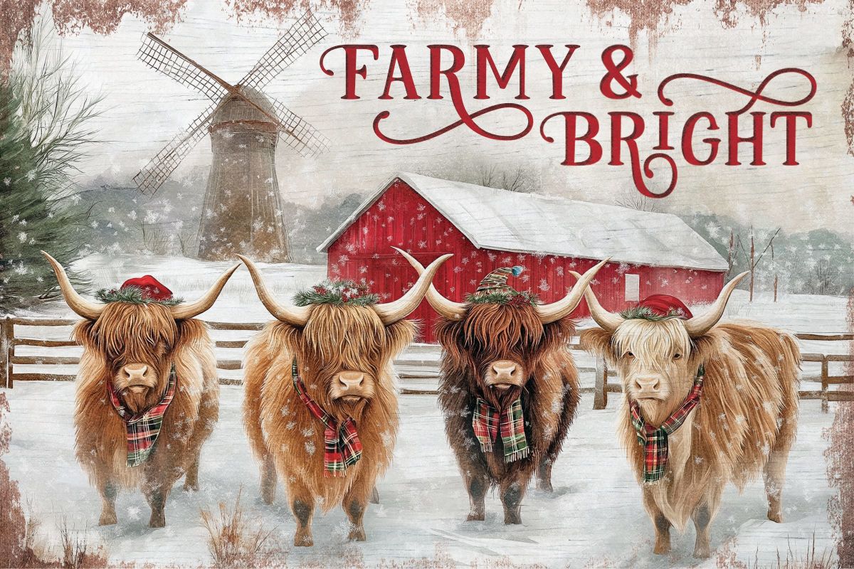 Farmy And Bright Sign Wall Art