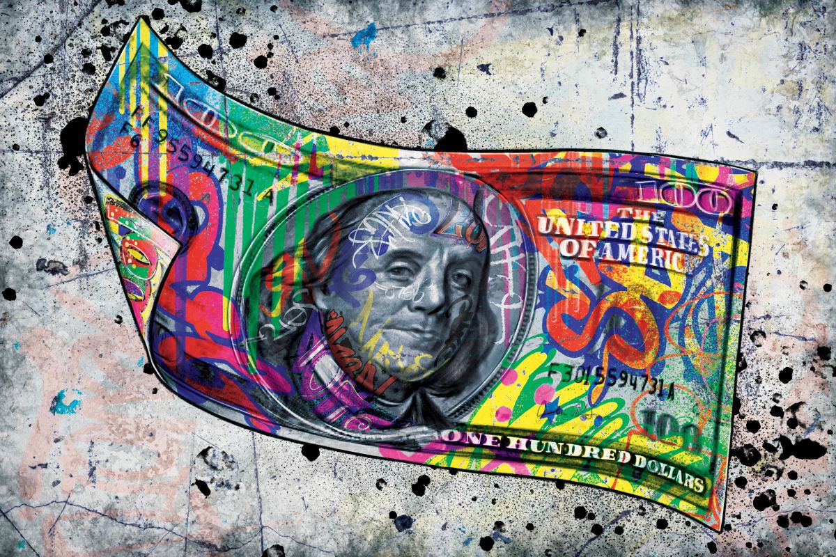 100 Dollar Graffiti