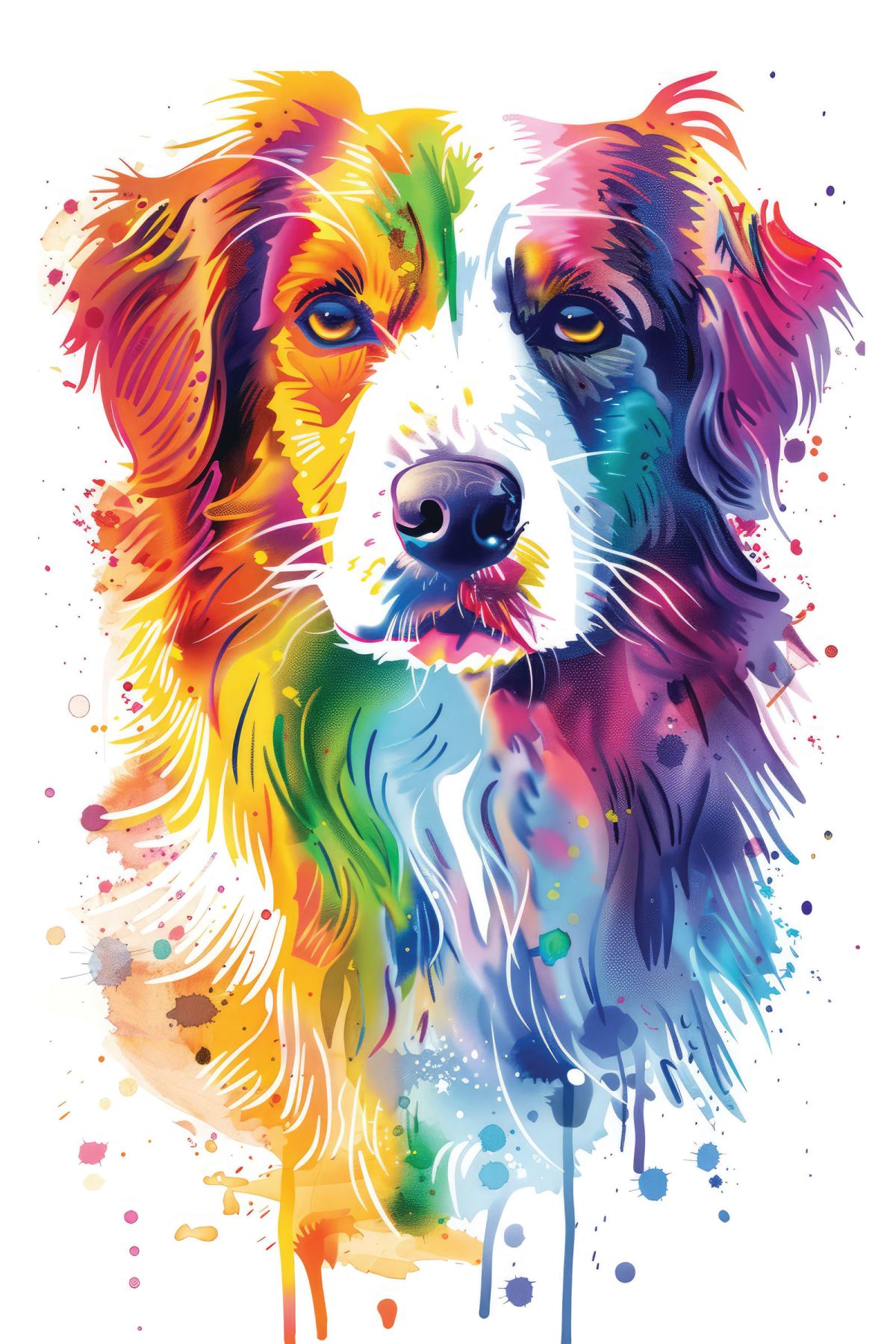 Border Collie Color Splash