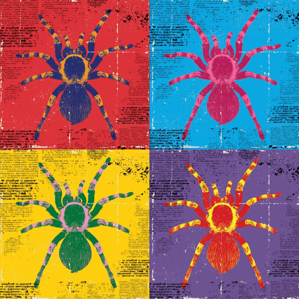 Retro Pop Tarantula Spiders