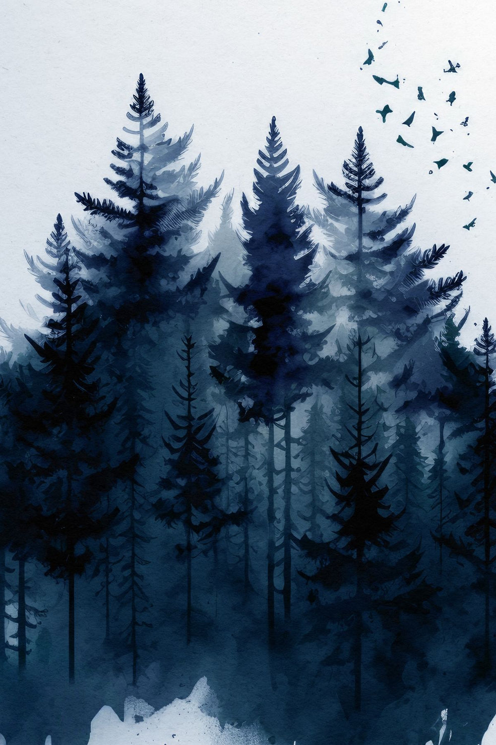 Dark Pine Forest