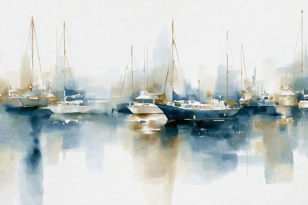 Morning By Harbor