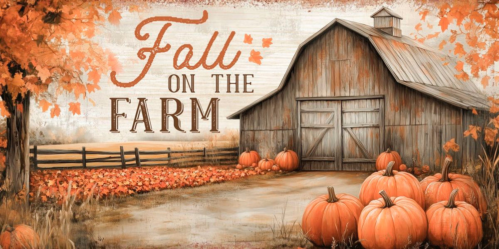 Fall On The Farm Sign