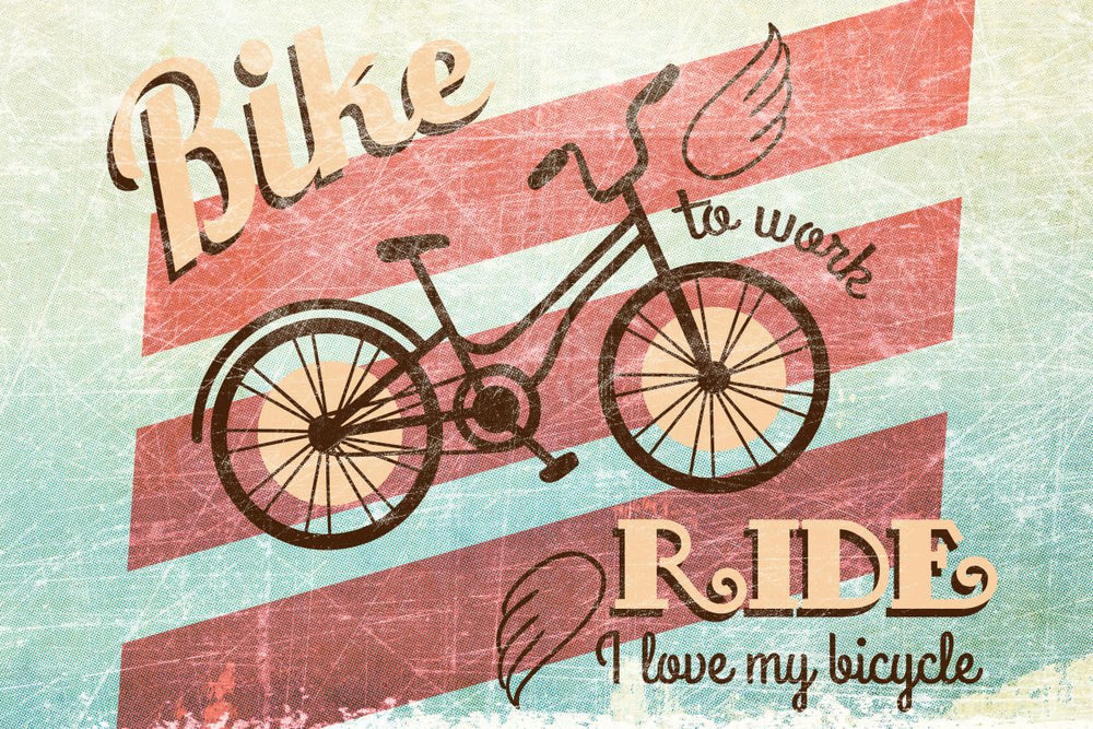 Bicycle Work Poster