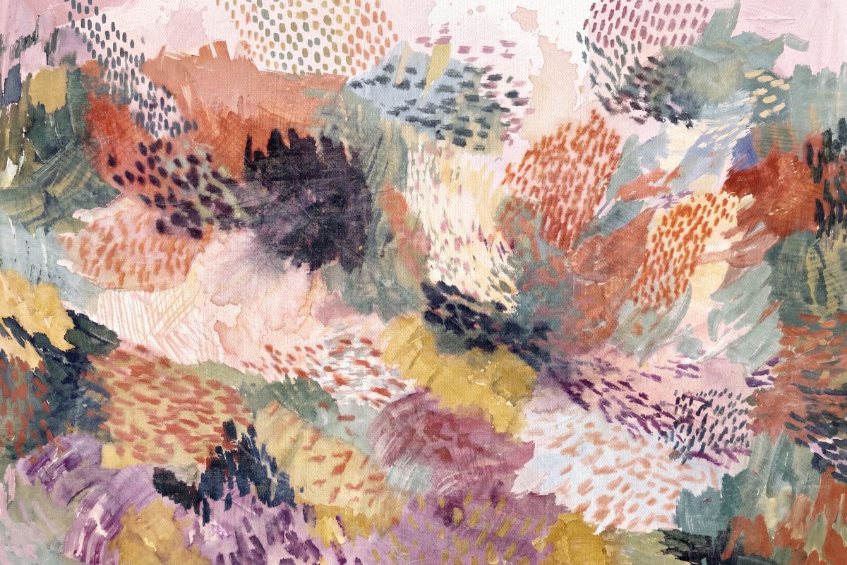 Pastel Petal Abstract