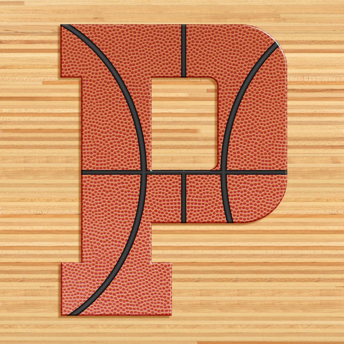 Basketball P Alphabet