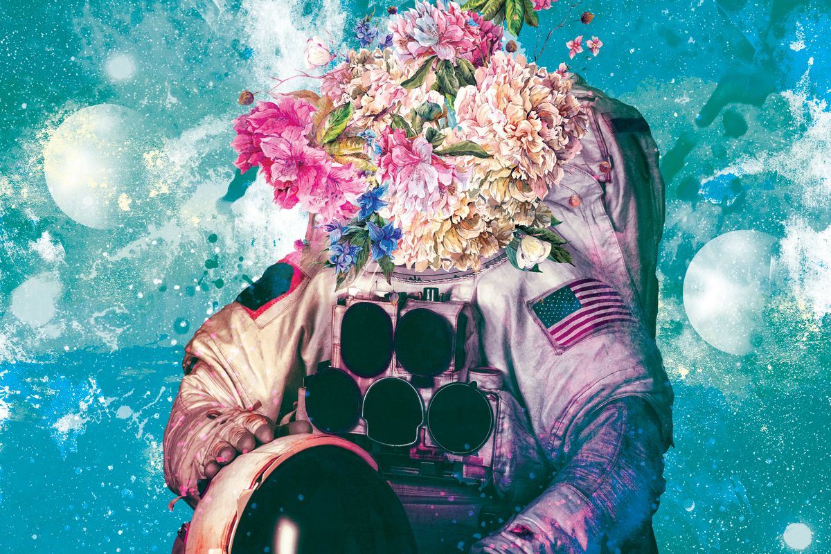 Flower Head Astronaut