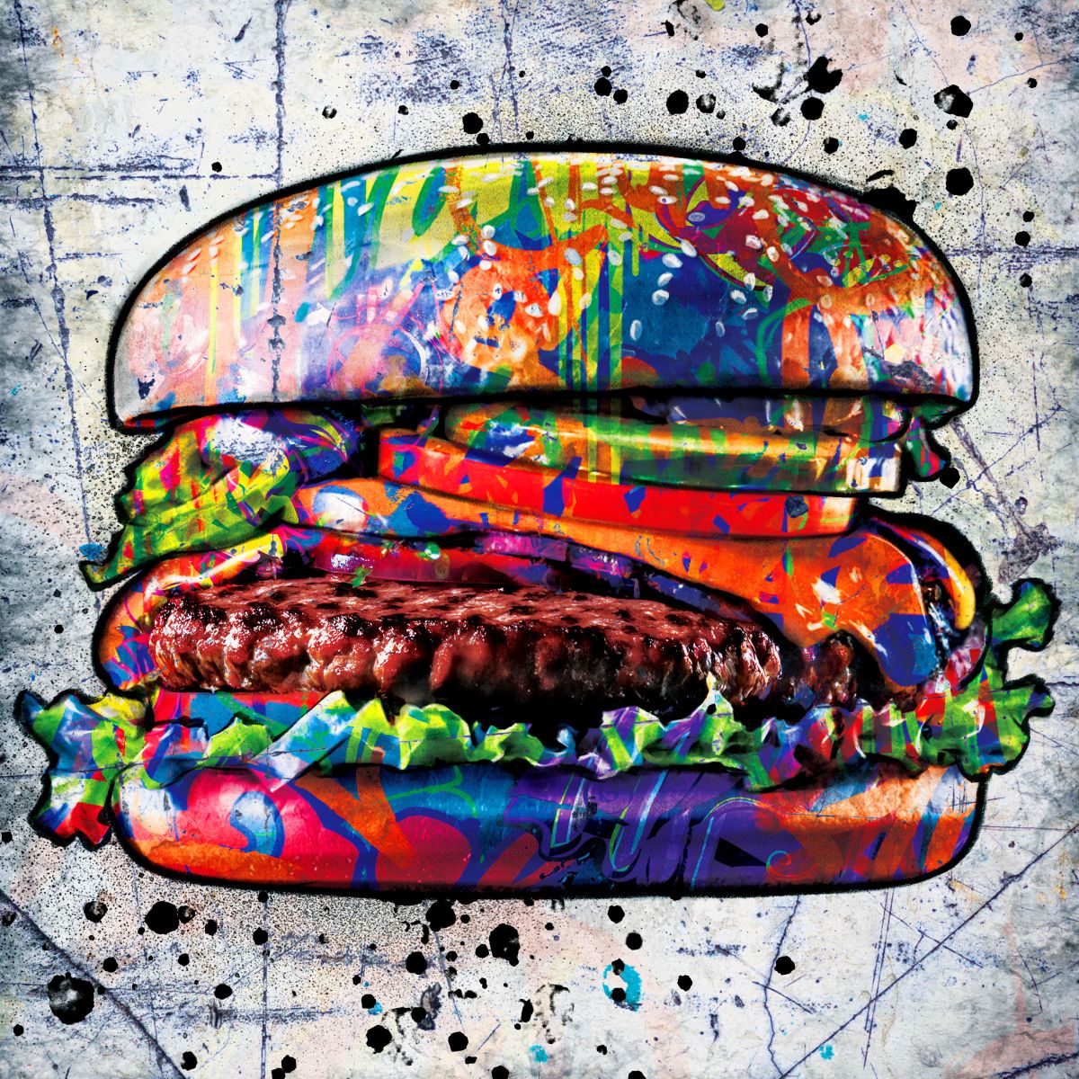 Burger Graffiti