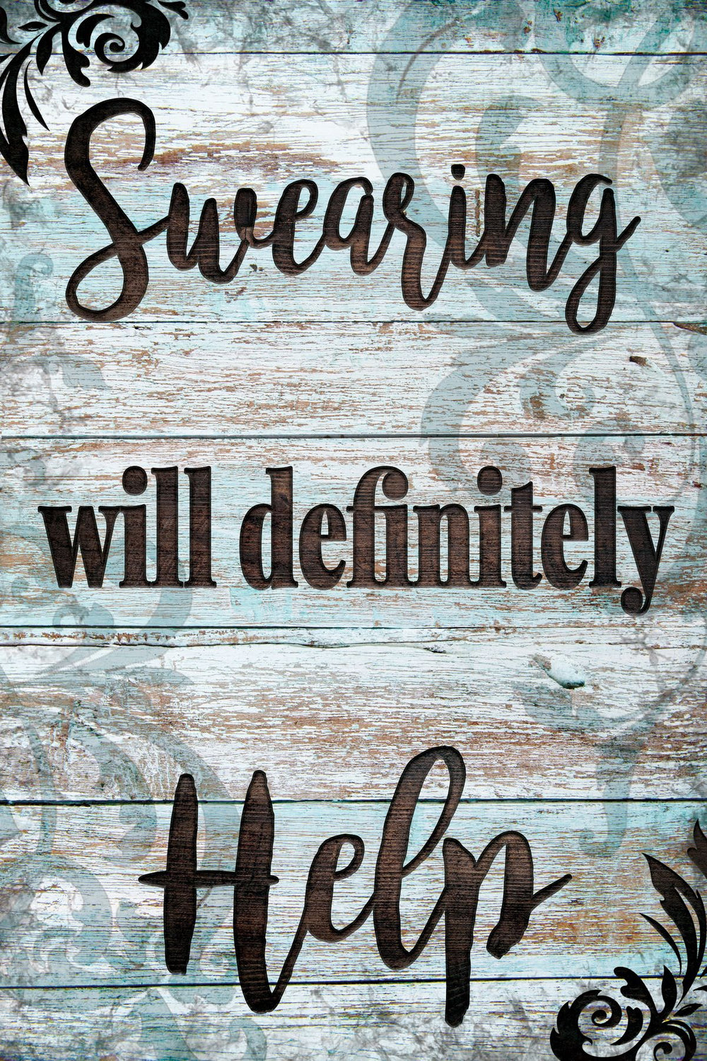 Swearing Will Help Humor Typography