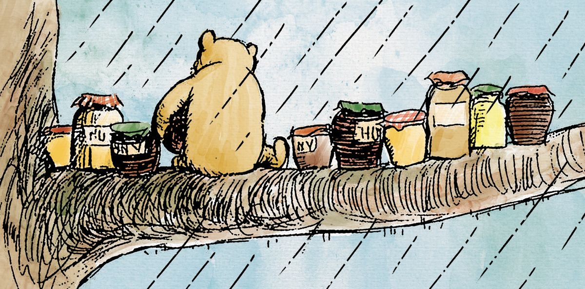 Winnie The Pooh Honey Jars