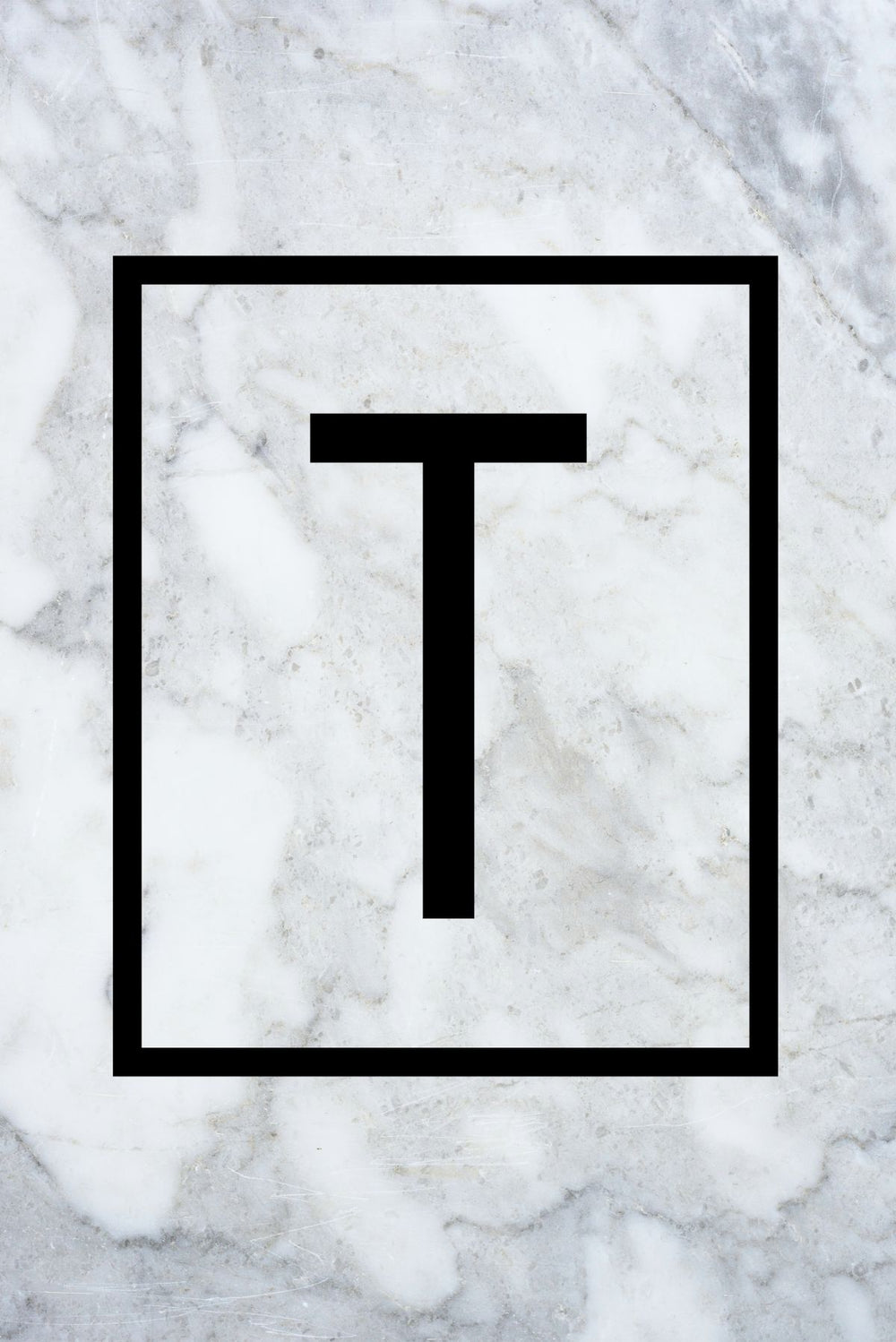 Marble T Monogram