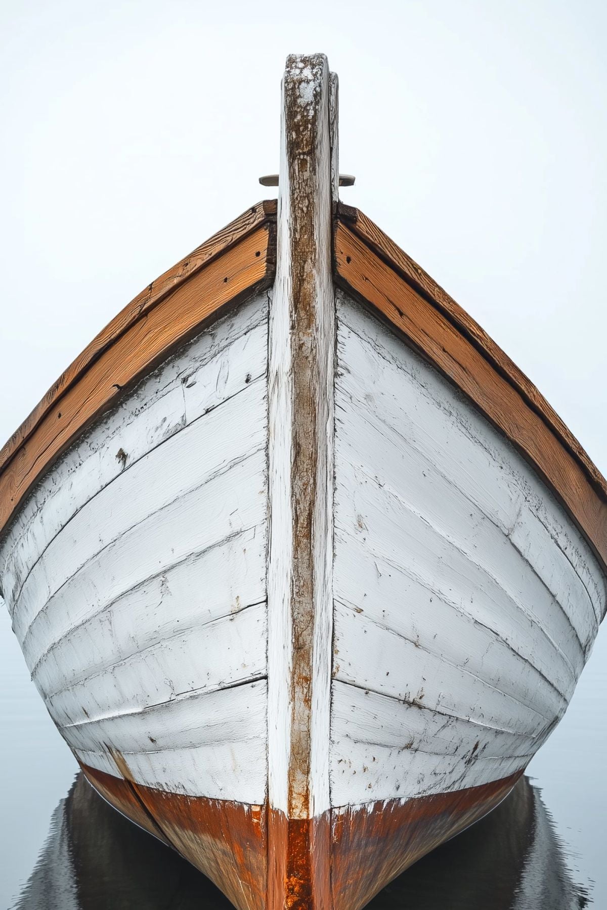 Wooden Boat In Morning Hush