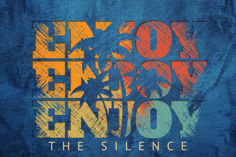 Enjoy The Silence Typography