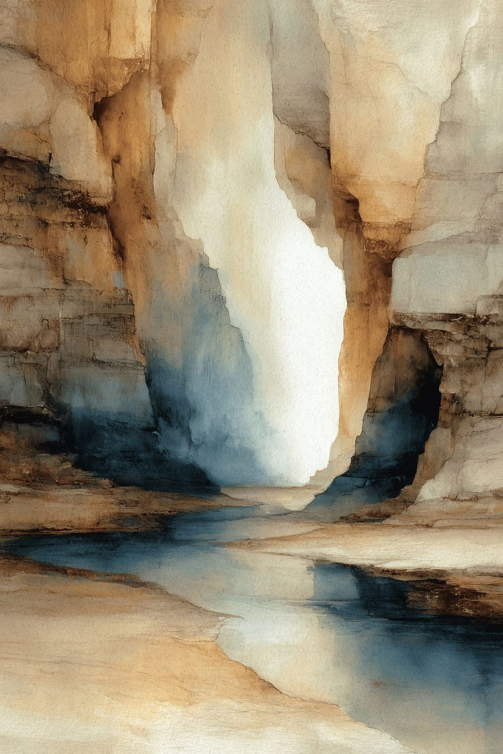 Stream In Canyon