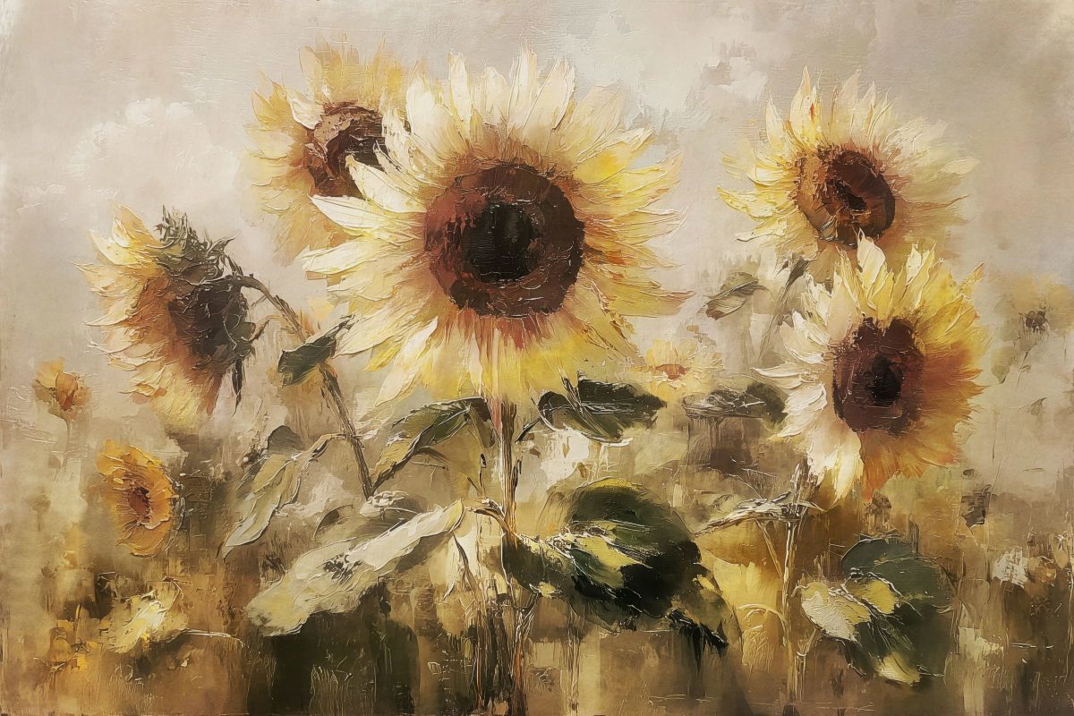 Golden Sunflowers II
