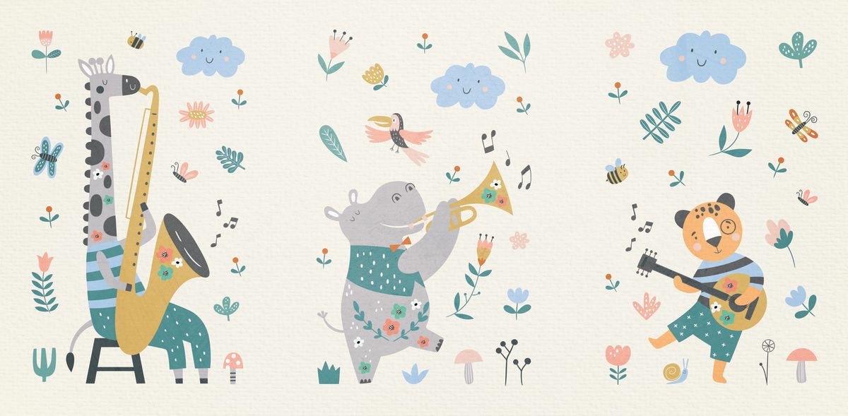 Musical Trio Animals