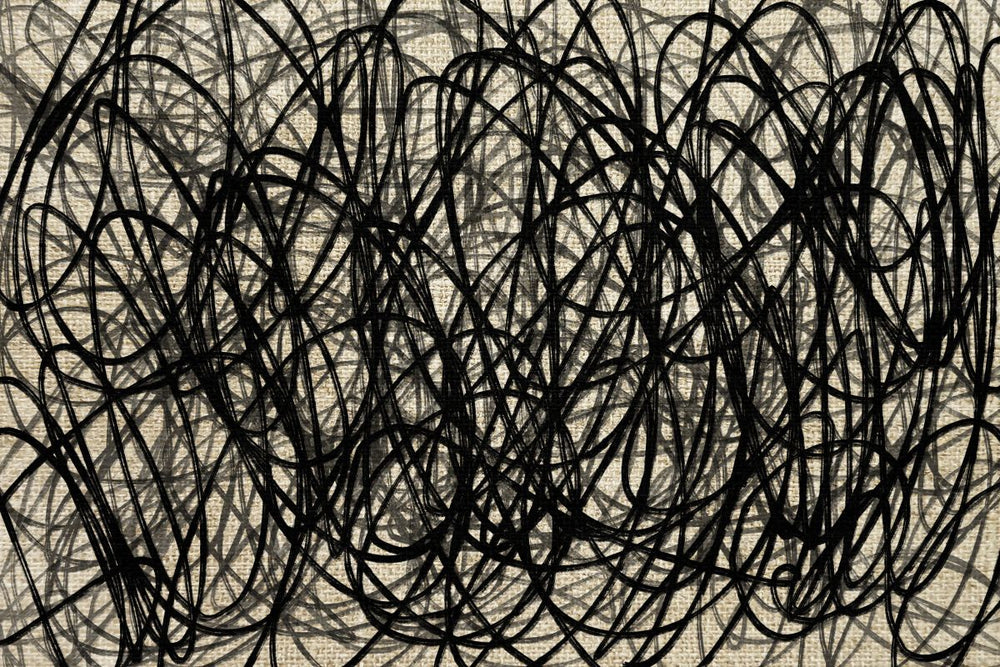Chaotic Black Scribbles