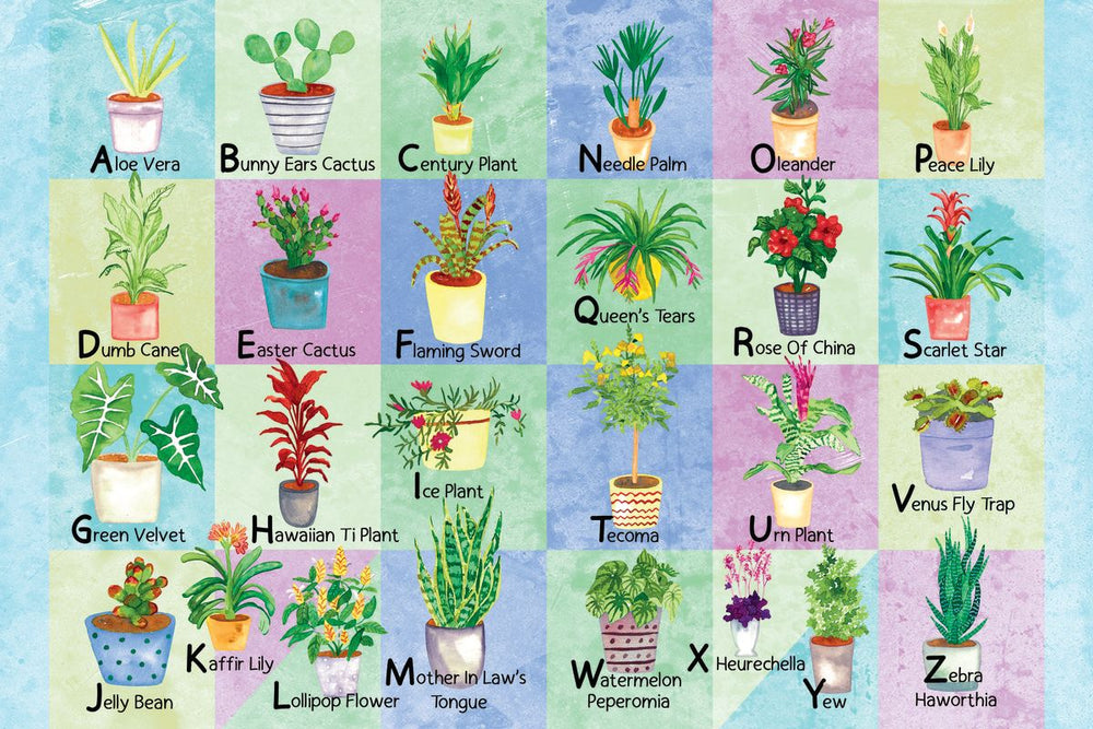Plants Alphabet Chart