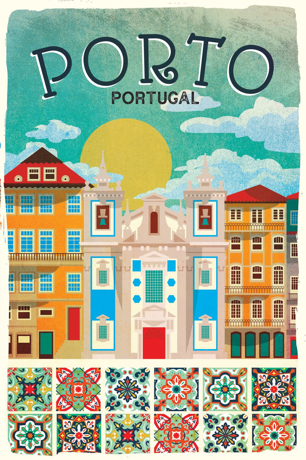 Porto Tourism Vintage Poster