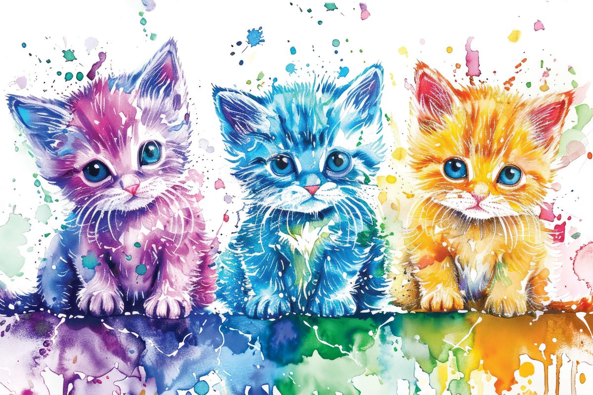 Kittens Color Splash