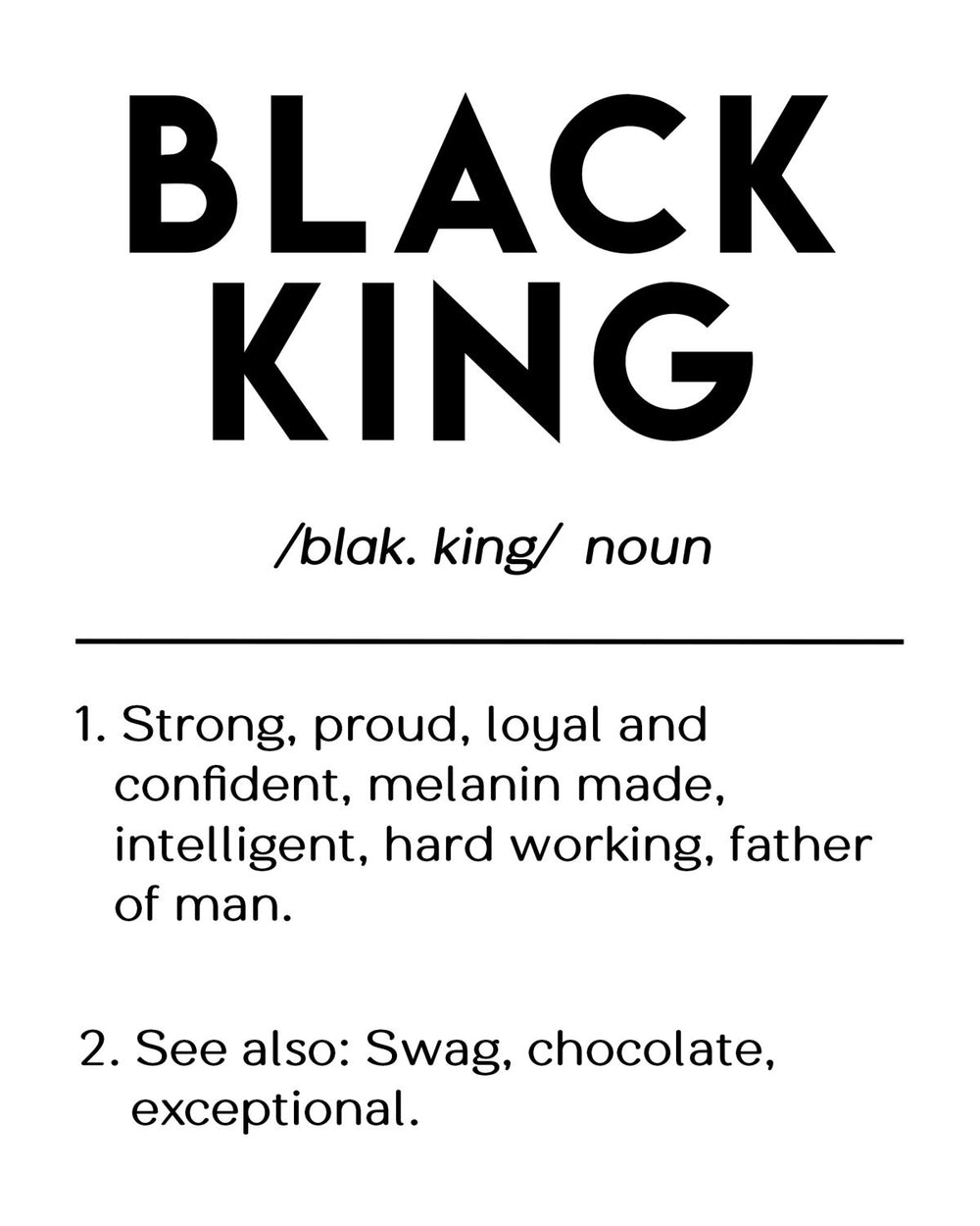 Black King Definition