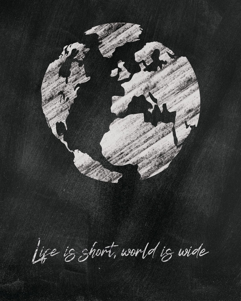 Life Is Short World Map