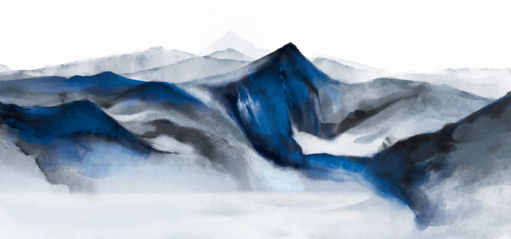 Abstract Landscape Watercolor
