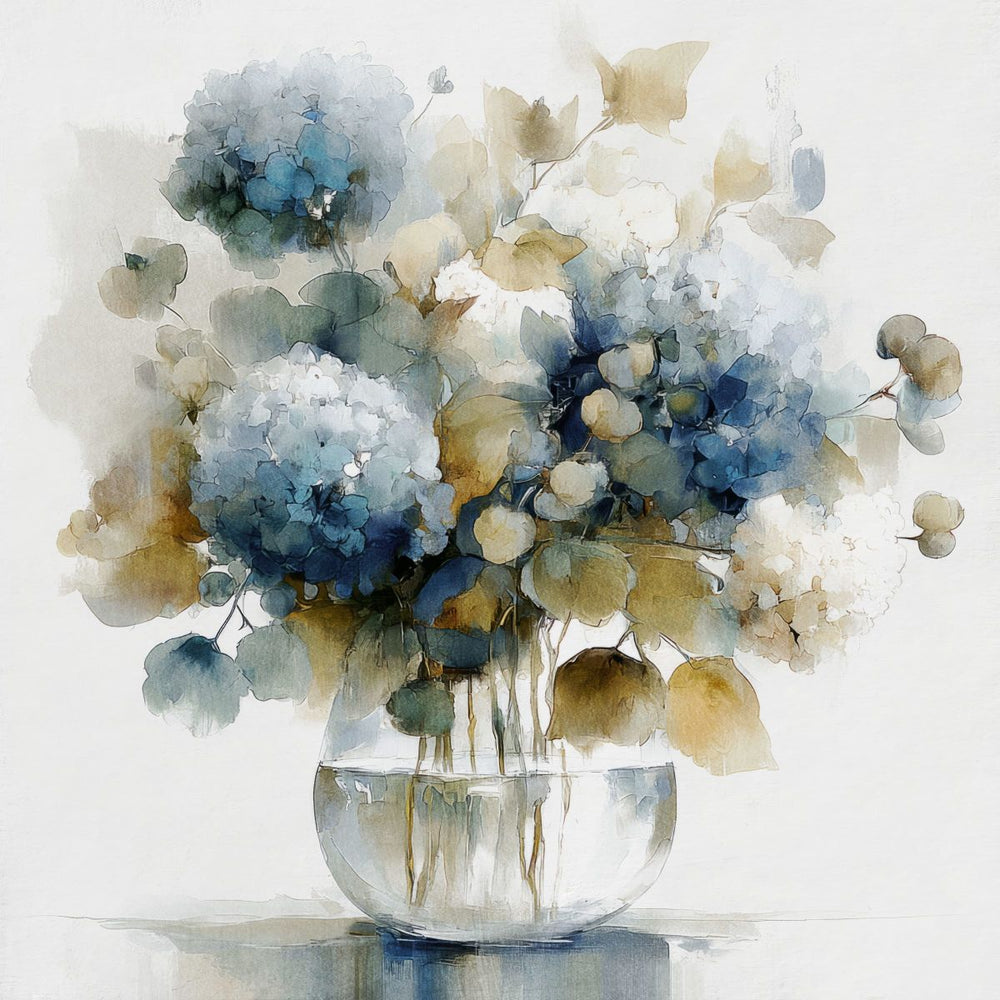 Hydrangeas In Gentle Light