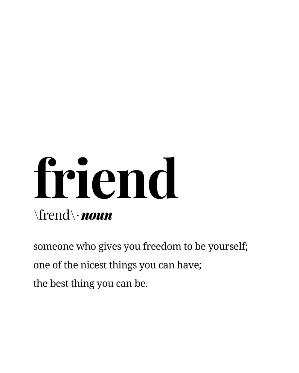 Friend Definition
