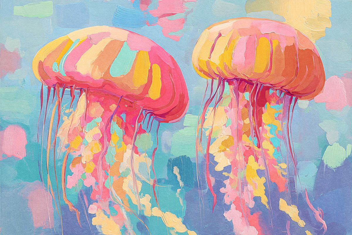 Pastel Jelly Fish