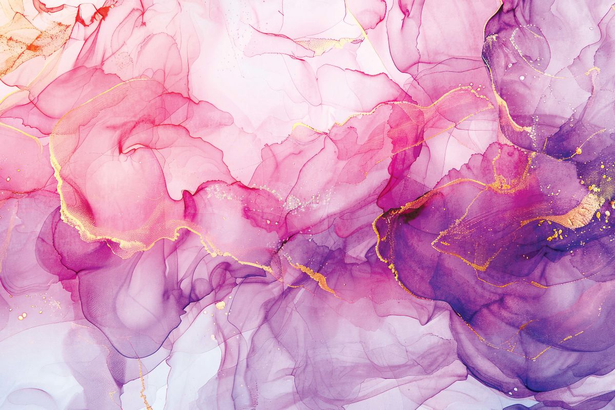 Gilded Blush And Lavender