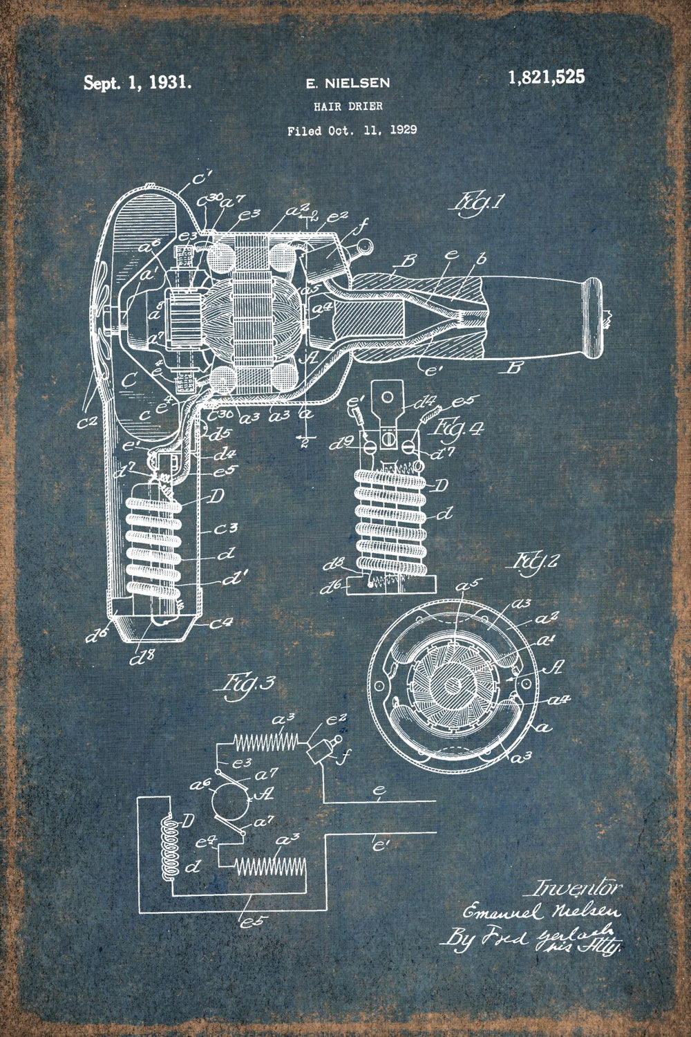 Hair Dryer 1931 Patent