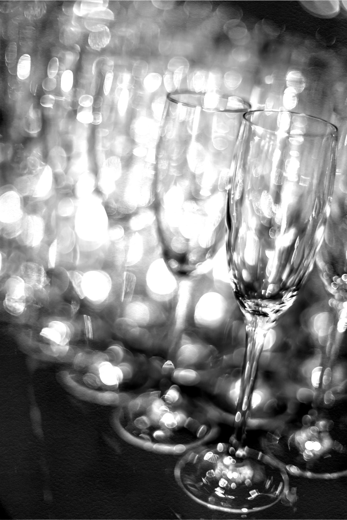 Empty Champagne Glasses