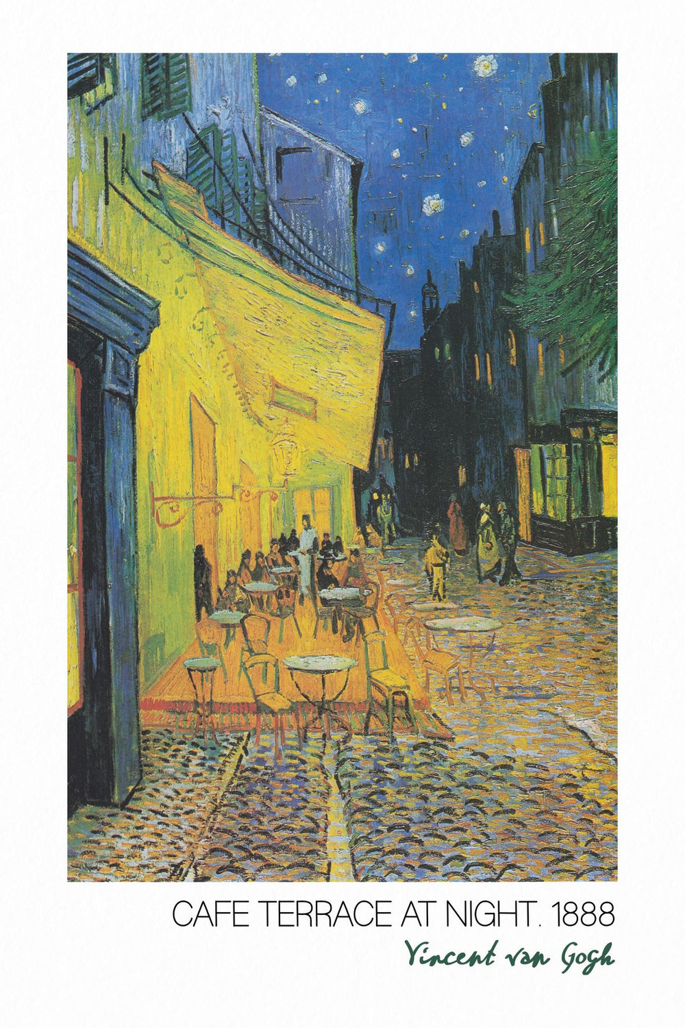 Cafe Terrace Van Gogh Exhibition Poster