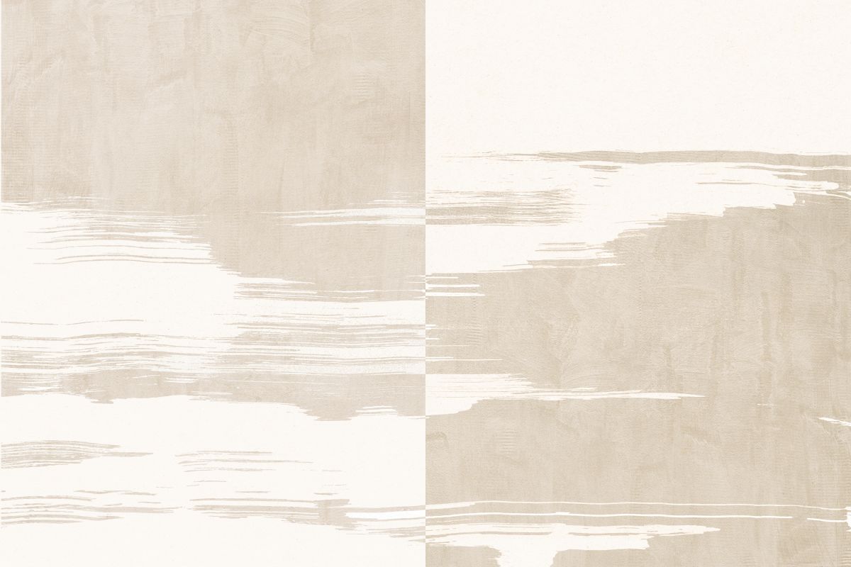 Soft Beige Clouds Diptych