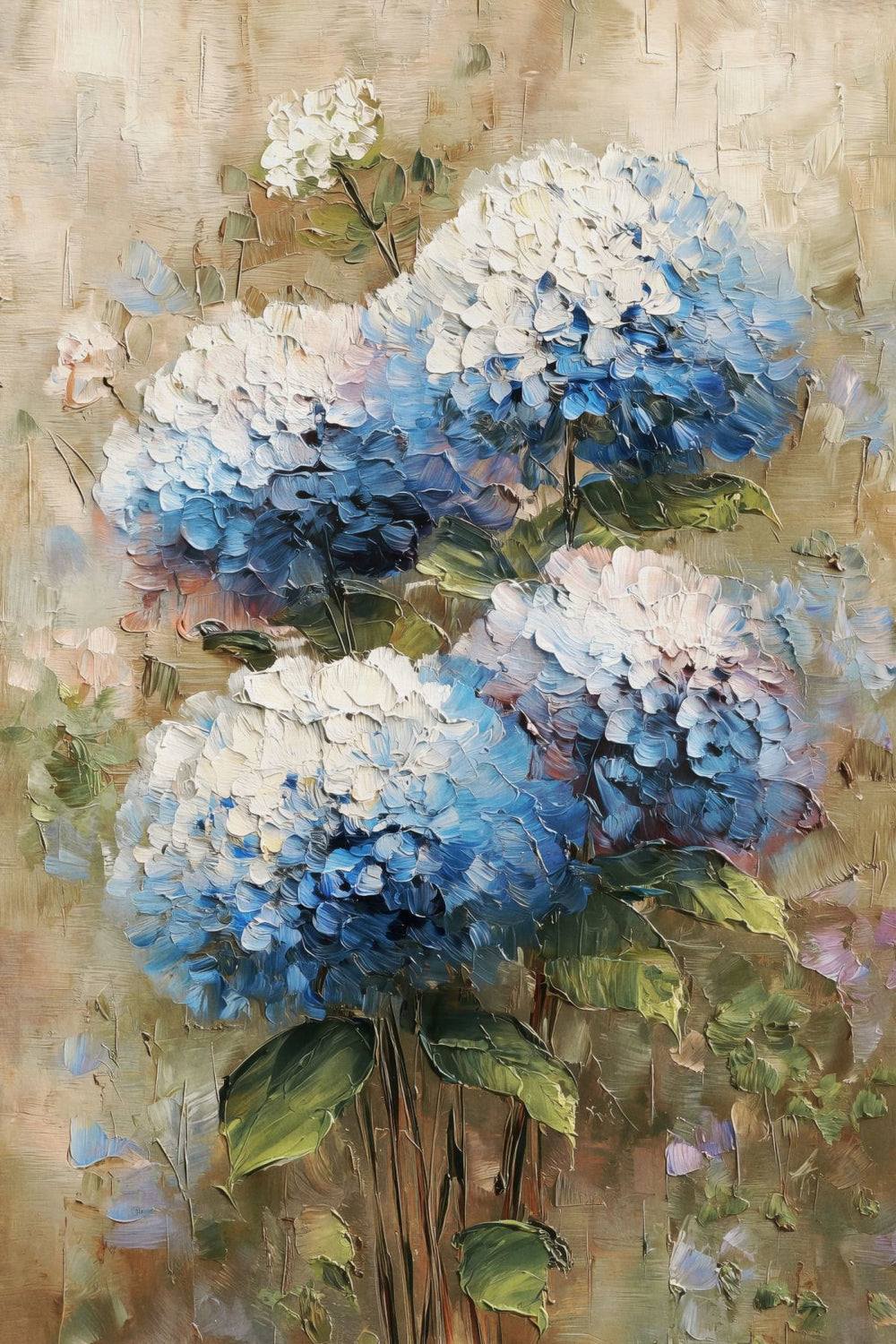 Freshly Picked Hydrangeas