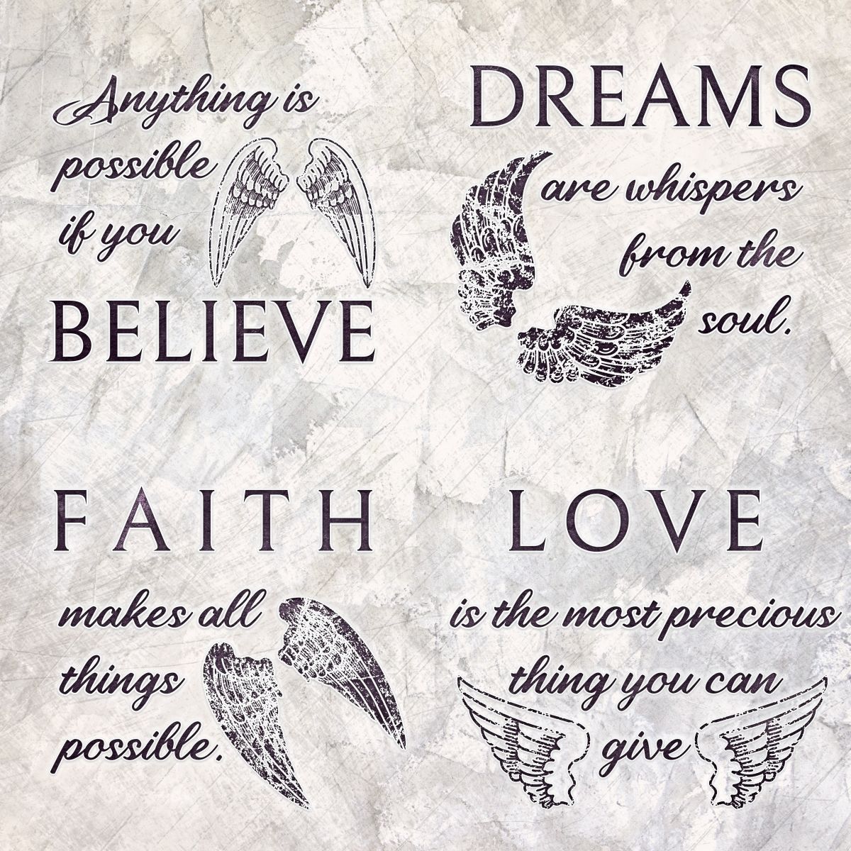 Inspirational Quotes Angel Wings