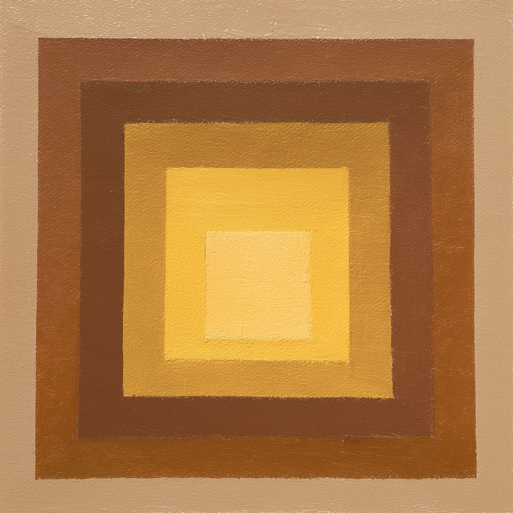 Golden Square Abstract