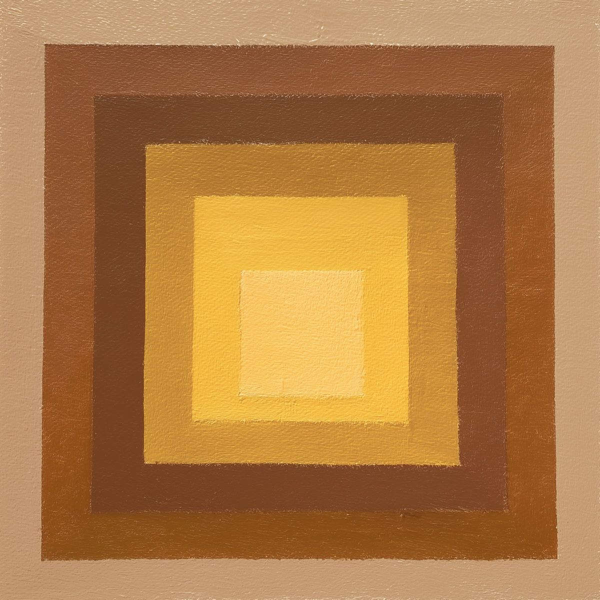 Golden Square Abstract