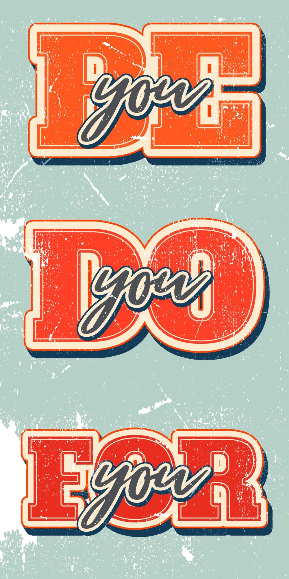 Be You For You Typography