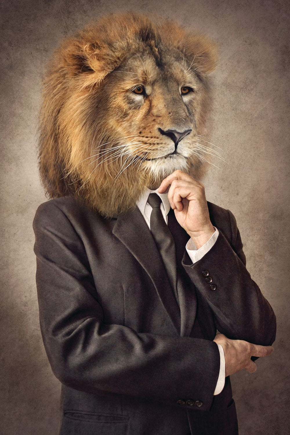 Lion Businessman