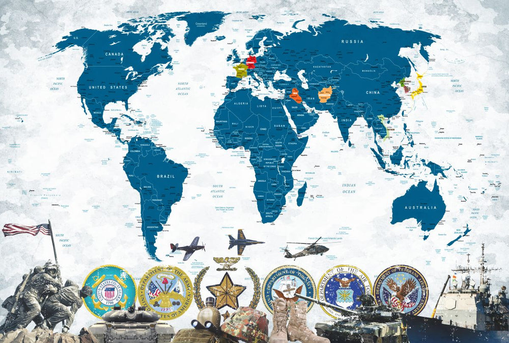 US Wars World Map