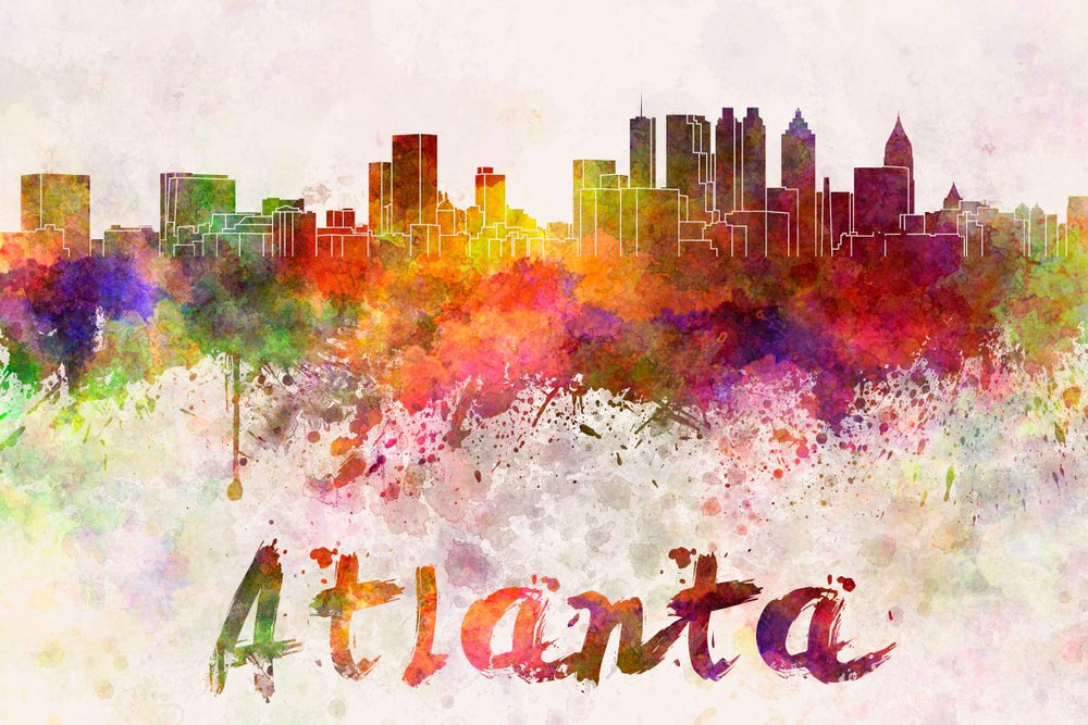 Atlanta Skyline Colors