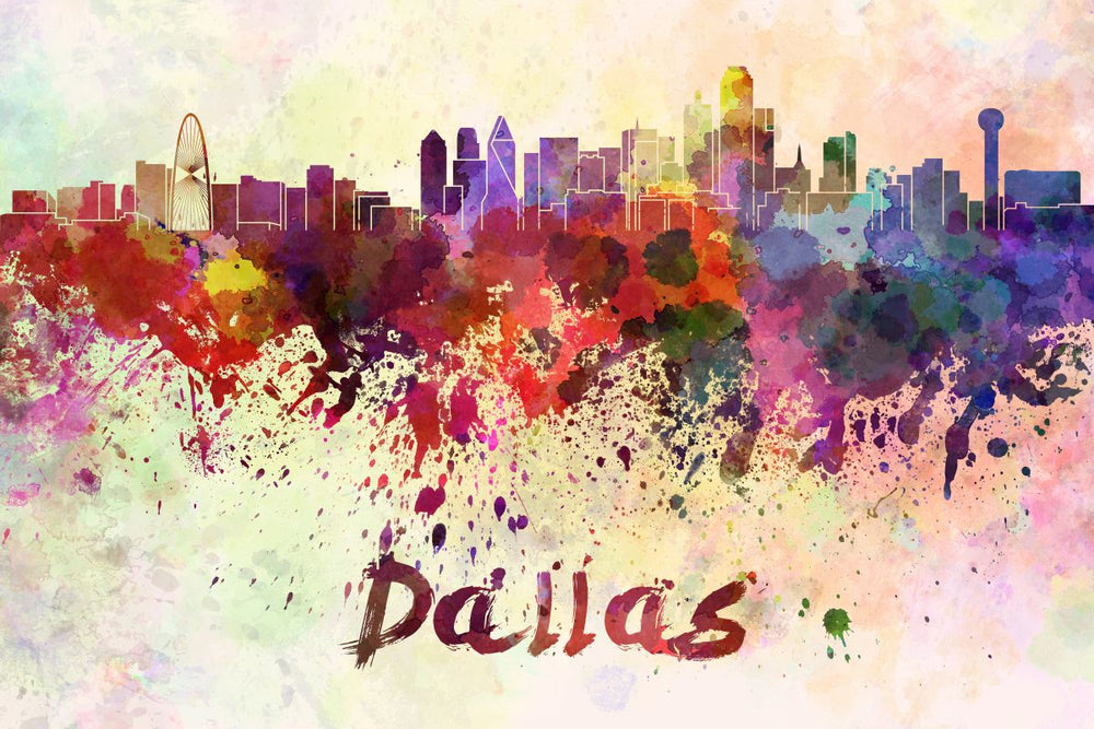 Dallas Skyline Colors