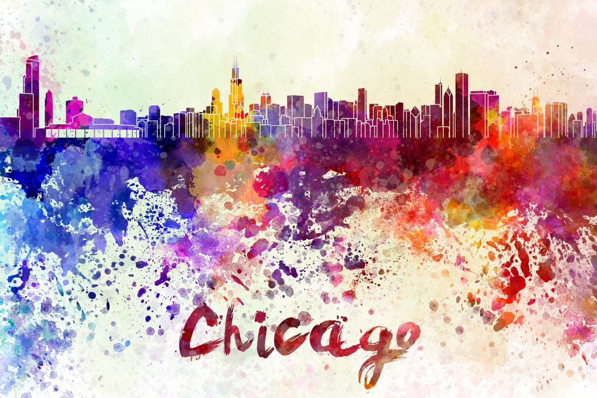 Chicago Skyline Colors – Pineapple Licensing