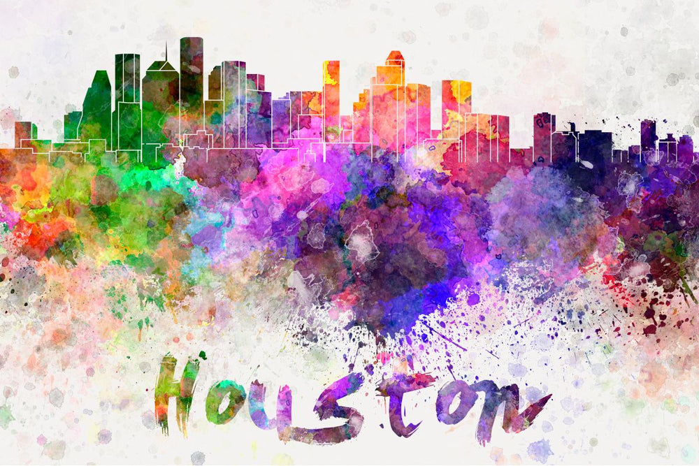 Houston Skyline Colors