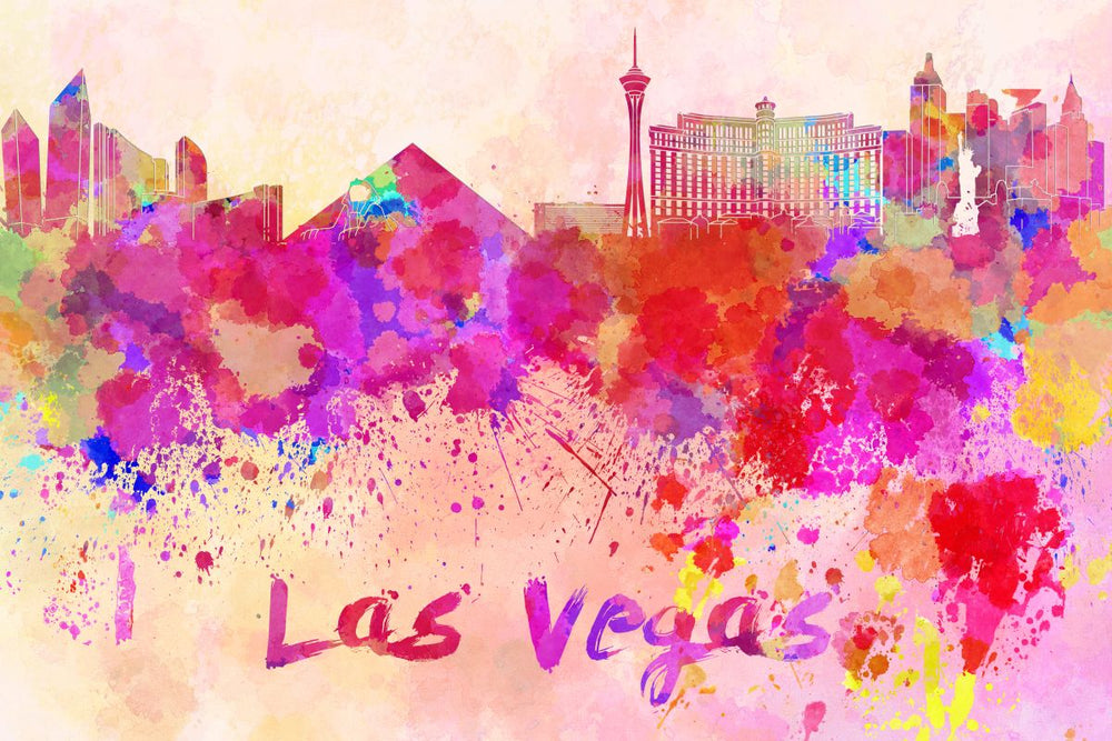 Las Vegas Skyline Splash