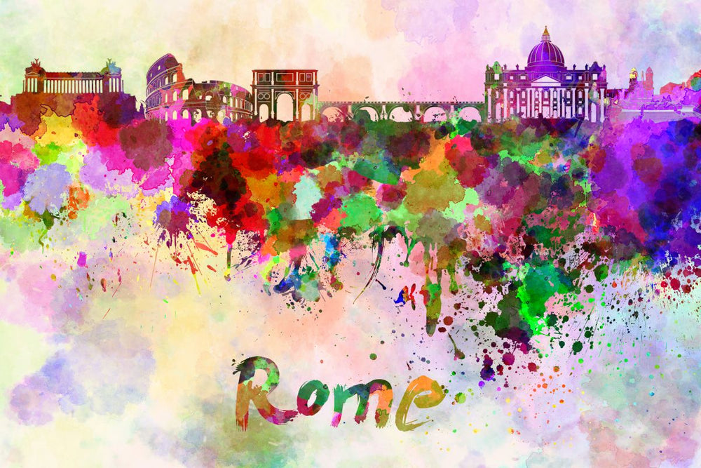 Rome Skyline Colors