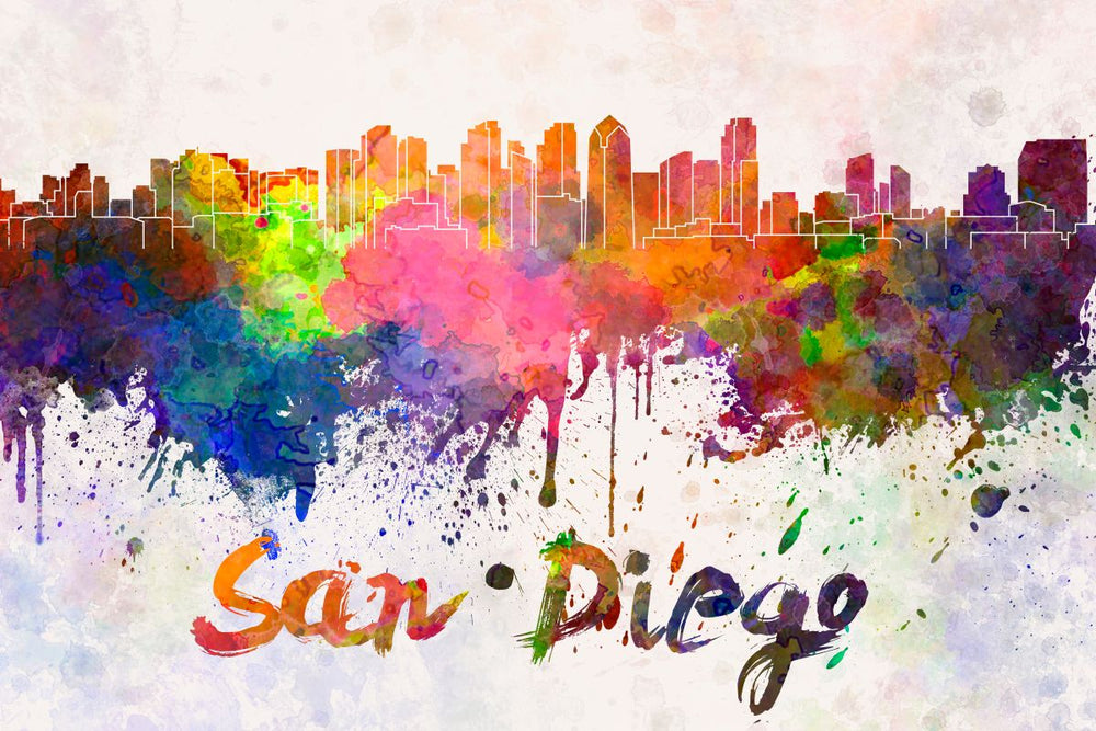 San Diego Skyline Colors